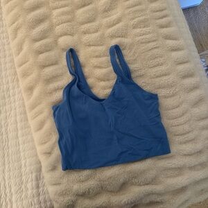 Blue Lululemon Align Crop Top